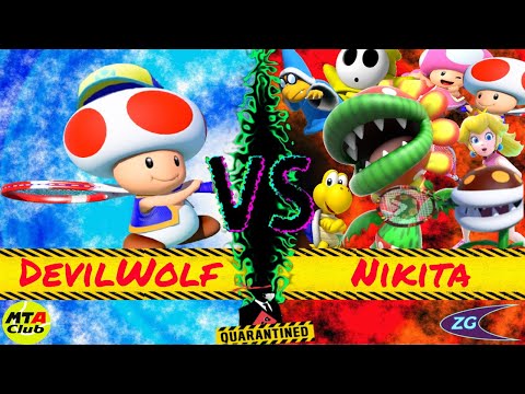 Quarantined Rapport 3 - Mario Tennis Aces Tournament Grand Finals Full - DevilWolf vs Nikita