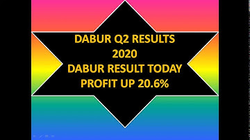 DABUR Q2 RESULTS 2020 QUARTERLY. Dabur Share Latest News Today. DABUR Stock Analysis Target Tomorrow