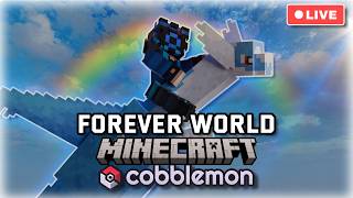 🔴LIVE - Catching ALL 1000+ Pokemon in My Cobblemon Forever World | Minecraft Cobblemon