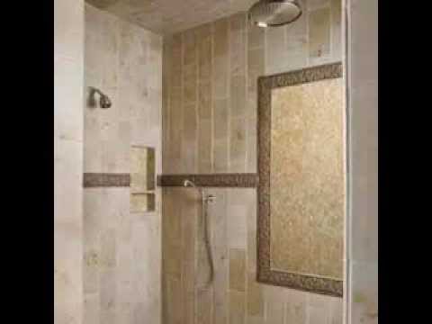 Bathroom shower tile design ideas - YouTube