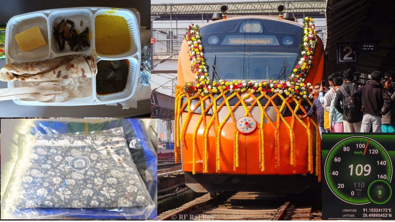 MAIDEN JOURNEY ON SLEEPER VANDE BHARAT | INAUGURATION SPECIAL JOURNEY FROM KAMAKHYA - NBQ ON VBS | 