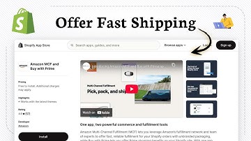 How to add Amazon MCF and Buy with Prime to Shopify