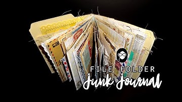 File Folder Junk Journal Flip Through (SOLD!)