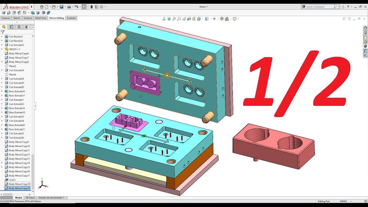 solidworks mold design tutorial download