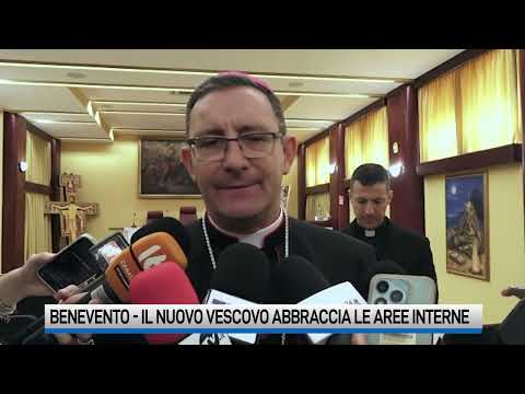 Video L'abbraccio del nuovo vescovo di Benevento Autuoro alle aree interne