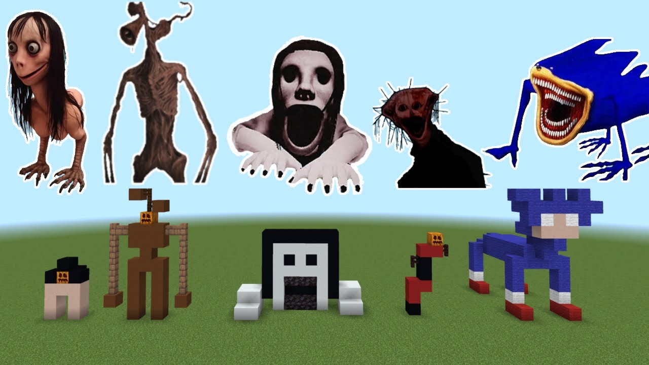 NEVER SPAWN MOMO, Siren Head, PETAPETA, The Boiled One & Shin Sonic Tapes in Minecraft PE