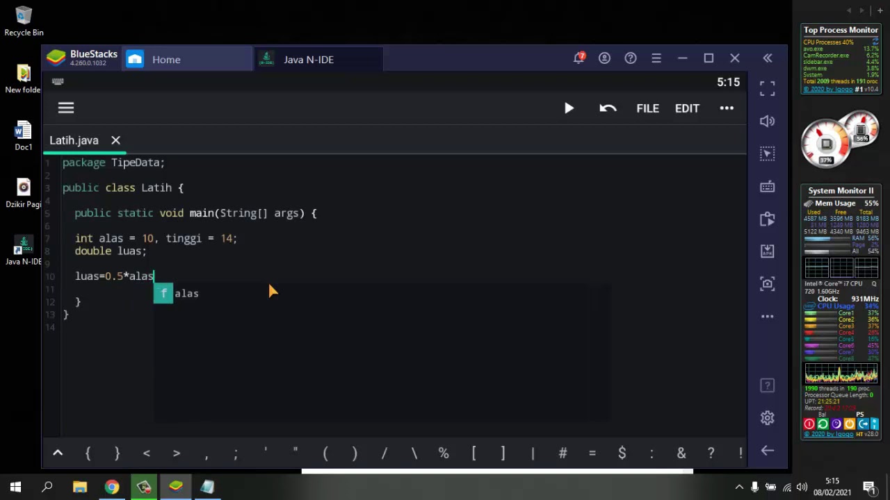 Java n IDE - Tipe Data - YouTube