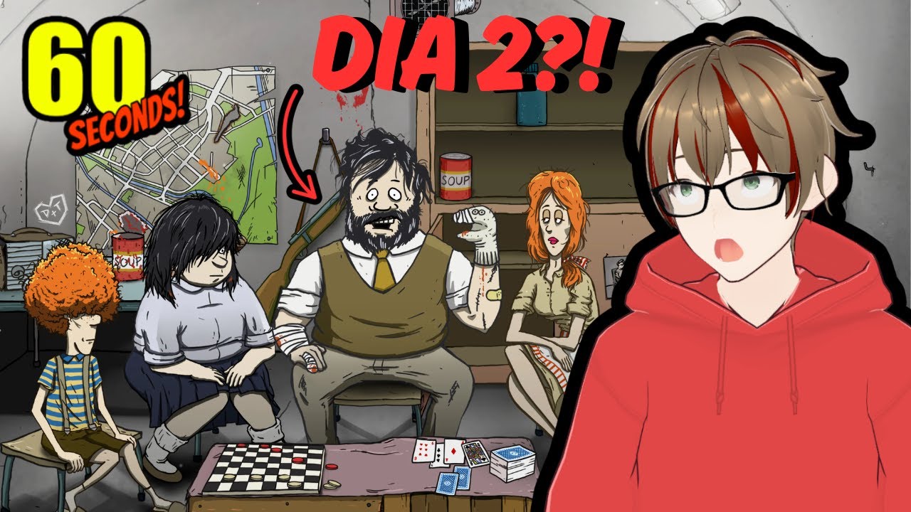 [VTUBER][LIVE] SOBREVIVENDO EM UM APOCALIPSE!! - 60 SECONDS