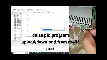 Delta plc program download/upload from rs485 port.