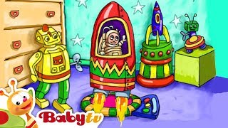 Spaceship & Submarine Colors And Toys For Kids Babytv