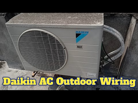 Daikin Split AC Indoor or Outdoor Wiring Connection || Technical Hulchal