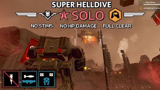 Helldivers 2 - Seize Industrial Complex (Super Helldive Solo / No Stims, No HP Damage)