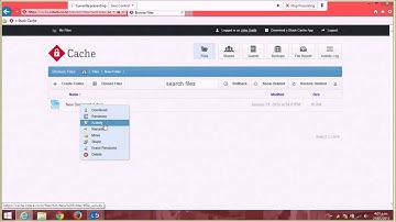 Create folder and upload files into Cache