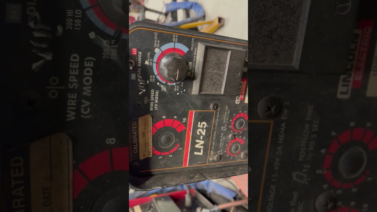 Ln25 Innershield Overhead Set Up Welder