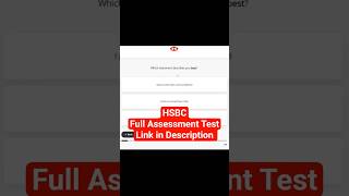 HSBC Value-based Assessment Test With Answers #HSBC #value-based #Assessment #jobinterview #test