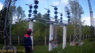 Допотопная Электрическая Подстанция 110.10,  Переключения