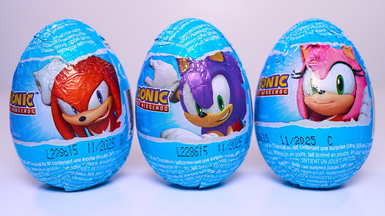 3 egg surprise opening asmr no talking unboxing video - YouTube