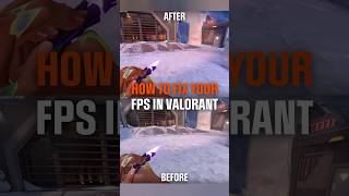 Fix Your Valorant Fps in 20 #shorts #valorant #cs2 #riot