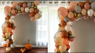 How to make a fall balloon garland 🎈| Sugarella Sweets Party