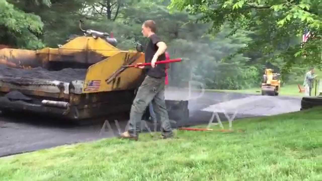 DRIVEWAY PAVING! YouTube