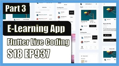 [Flutter] Flutter Live Coding EP937 (NFT Marketplace Part 3)