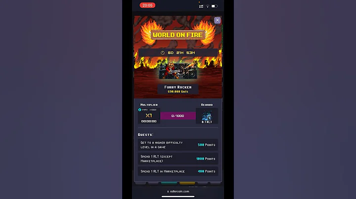 RollerCoin | Mini event World On Fire #p2e #rollerfamily #game #miners #гра #crypto