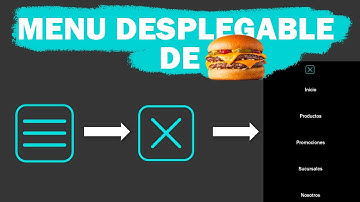 🔴Cómo crear un menú desplegable con HTML, CSS y JavaScript en pocos minutos