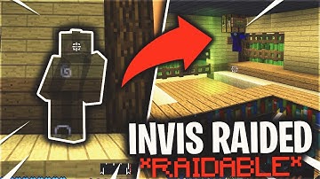We made a faction RAIDABLE in their own TRAP (INVIS RAID) | Minecraft HCF