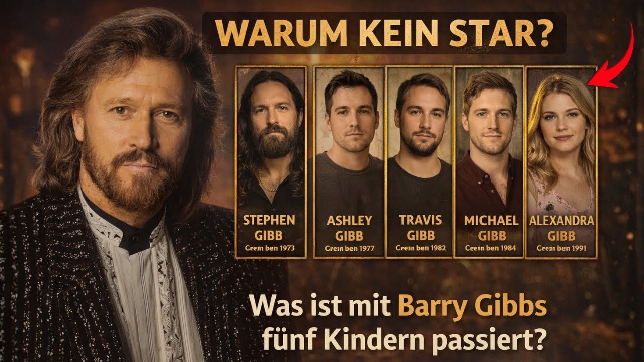 Was ist mit Barry Gibbs fünf Kindern passiert?