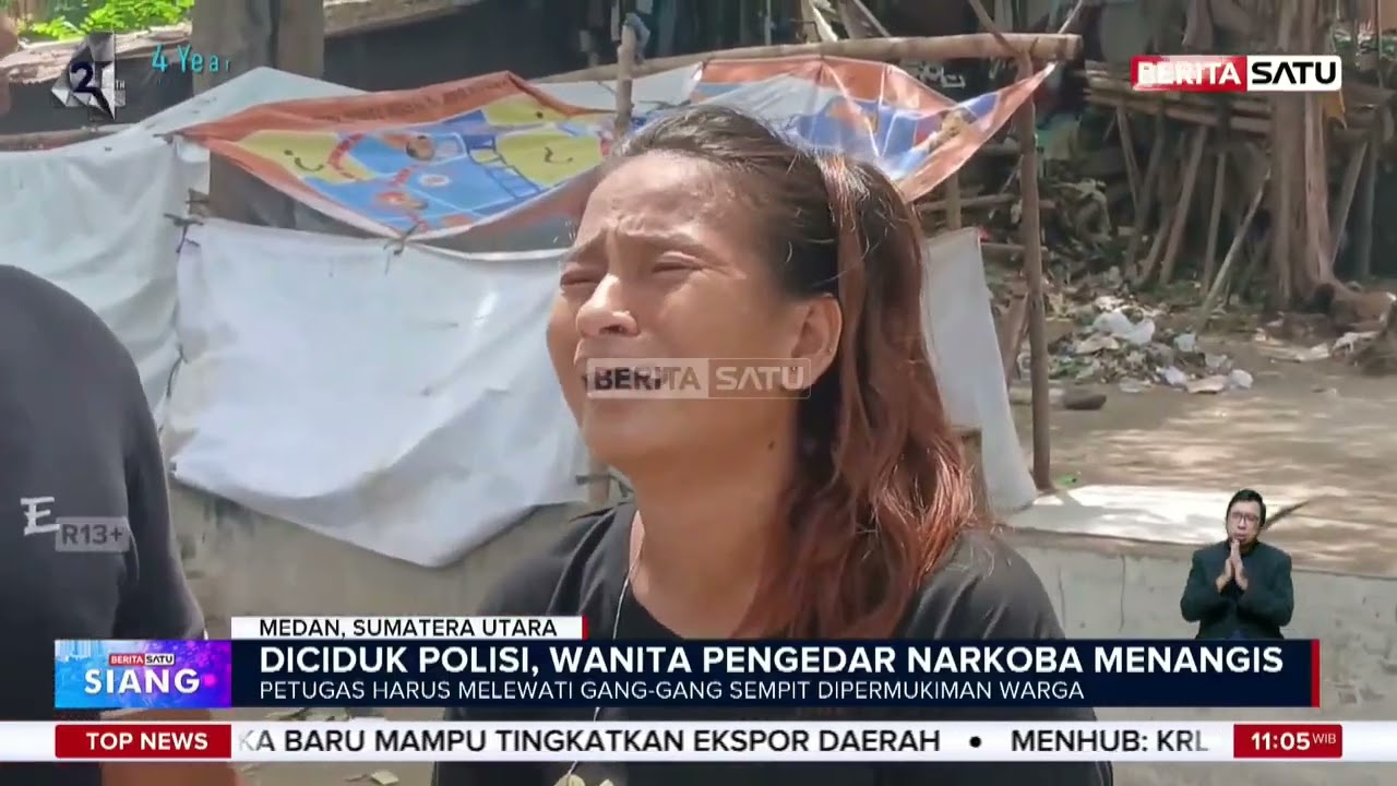 Pengedar Narkoba Wanita Menangis Histeris Saat Ditangkap Polisi di Medan #Beritasatu