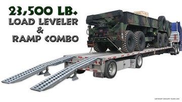 Step Deck Trailer Ramp and Load Leveler