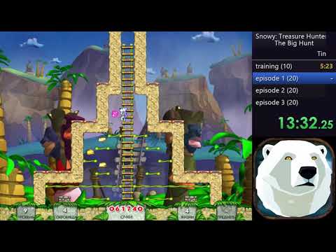 Snowy: Treasure hunter 2 Big trip Speedrun in [1:37:55]