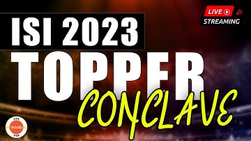 ISI 2023 Topper Conclave | Indian Statistical Institute - BStat Kolkata | Abhay Sir | VOS