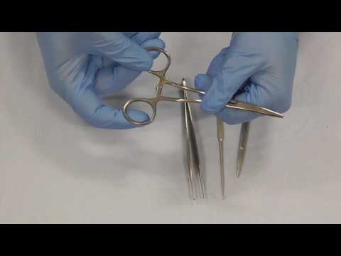 Correct handling of suturing instruments