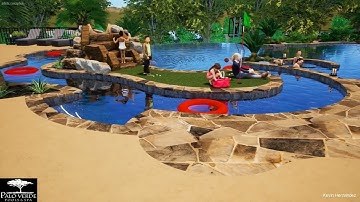 Custom Pool Design By: Kevin Hernandez -2023
