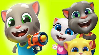 Talking Tom Blast Park vs My Talking Tom Friends Virtual Pets Simulator screenshot 4