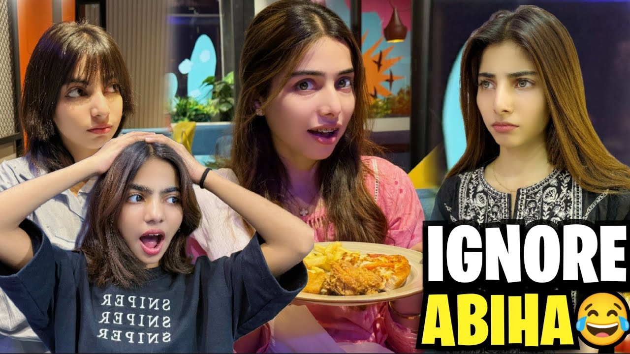 IGNORING ABIHA FOR 24 hours 😂😂|WO RONA LAG GAYI🥺🥺
