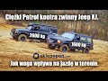 Ciki patrol kontra zwinny jeep xj jak waga wpywa na jazd w terenie