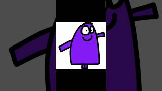 My Grimace drawing via Ibis Paint X.