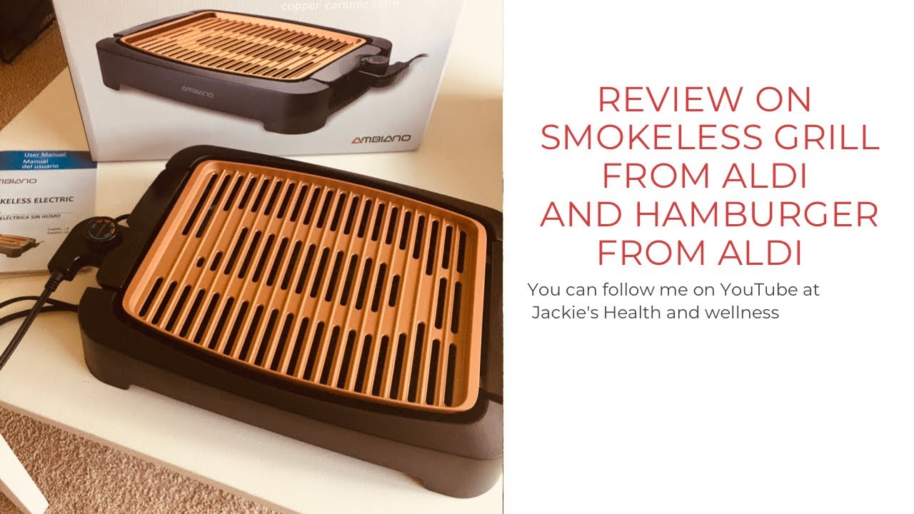 Review on smokeless electric grill and hamburger from Aldi #alai