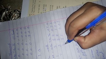 Class 4 l Maths lOxford Countdown l New Edition l Unit 1 l ex. 1a l question #6