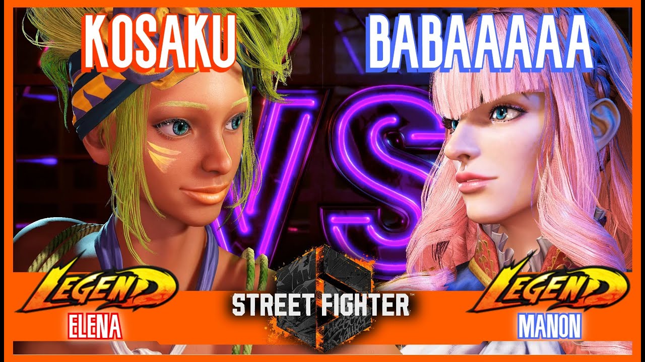 SF6 Match ♦ KOSAKU (Elena) 🆚 BABAAAAA (Manon) ♦ High level matches