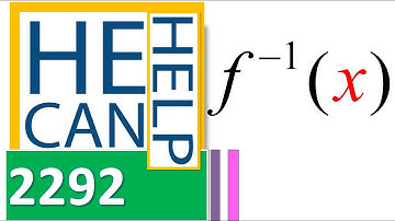 2292 {HECANHELP.COM USA & GEORGE MATHEW} Inverse Function