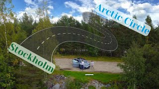 Driving an Electric Car 1,000 km into the Swedish, Lapland (travel vlog)