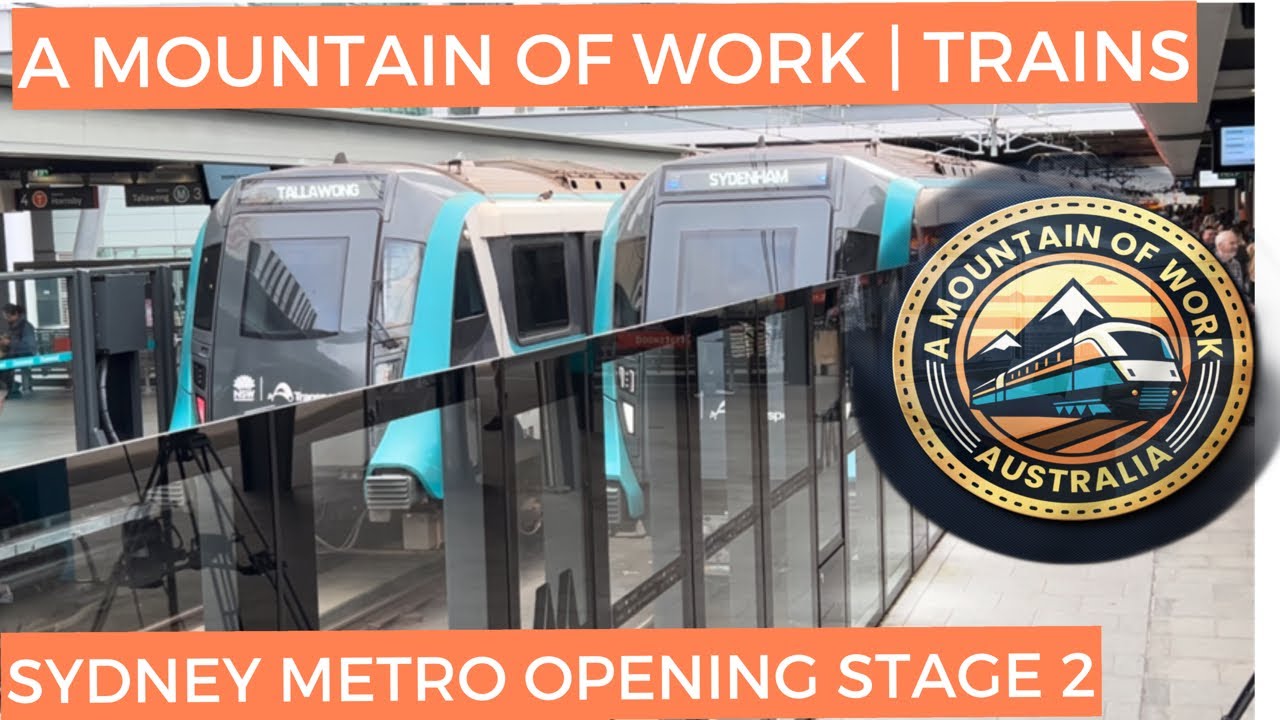 Sydney Metro Stage 2 Opening Day Part 3 | Monday 19 August 2024 - YouTube