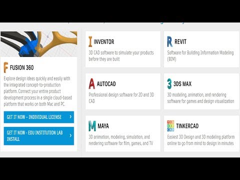 Vidéo: Comment Utiliser Les Produits Autodesk Gratuitement