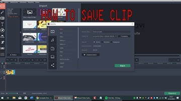 HOW TO SAVE OURS CLIPS IN MOVAVI VIDEO EDITOR???