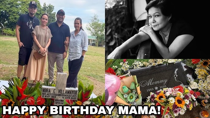 Lotlot Matet at Ian De Leon sa SEMENTERYO Nag CELEBRATE ng Birthday ni NORA  AUNOR - YouTube