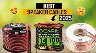 Best Speaker Cables for Audiophiles 2025 🔊 Top 5 Speaker Wires for Home Theater, Car Audio & HiFi