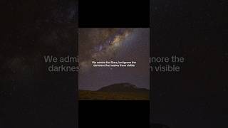 "The Darkness Behind Every Beautiful Thing ✨"#stars#darkness#night#milkyway